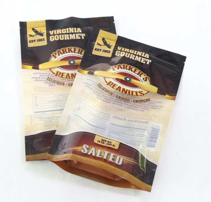 Stand Up Packaging alimentare con cerniera