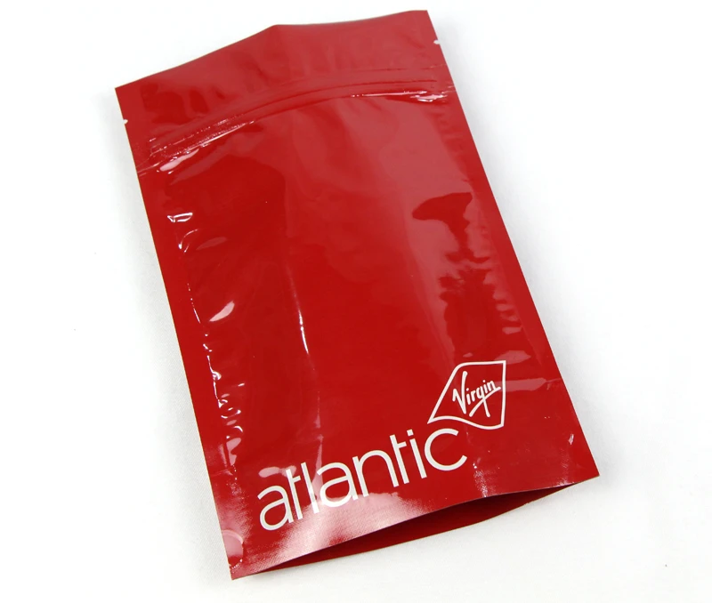 Lamina di alluminio rossa Stand Up Zipper Bags Red Aluminum Foil Stand Up Zipper Bags