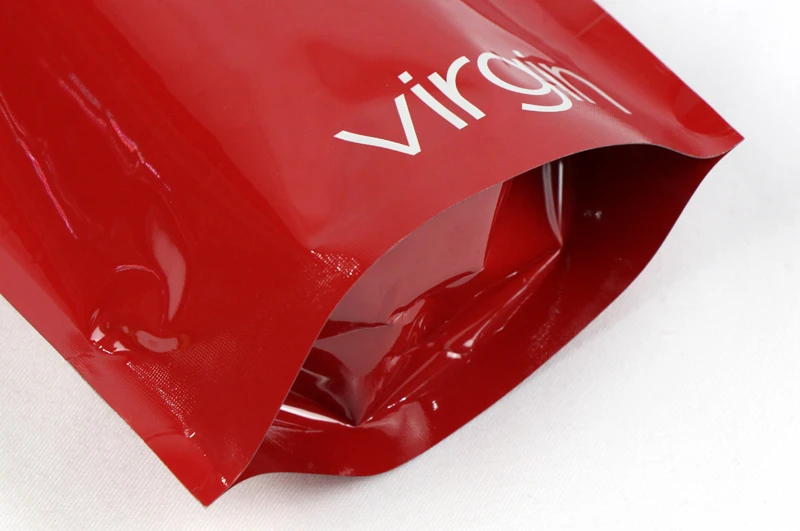 Lamina di alluminio rossa Stand Up Zipper Bags Red Aluminum Foil Stand Up Zipper Bags