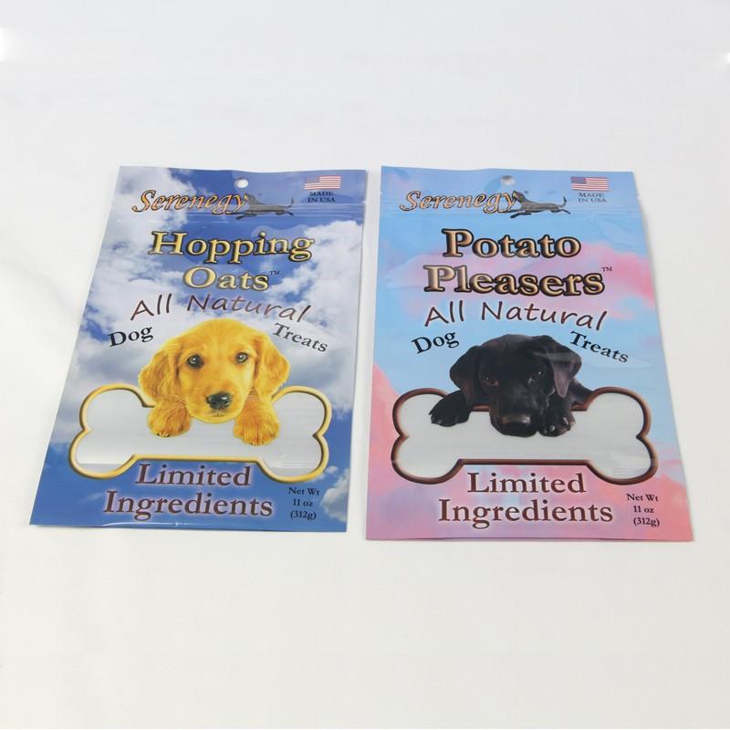 Sacchetto d'imballaggio dell'alimento per animali domestici con le borse dell'alimento per cani della chiusura lampo Pet Food Packaging Bag With Zipper Dog Food Bags