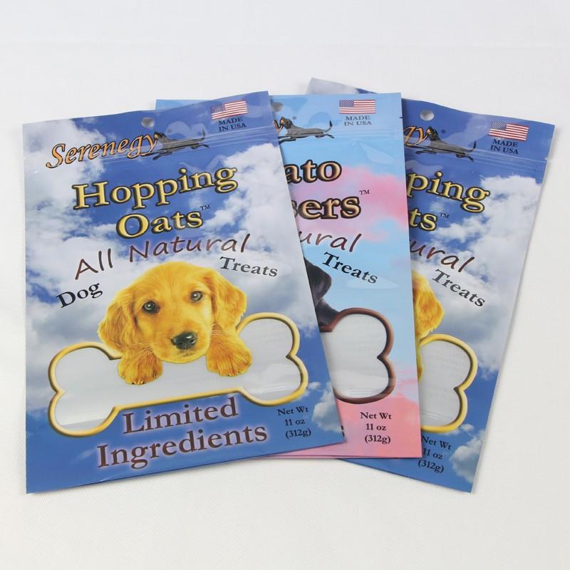 Sacchetto d'imballaggio dell'alimento per animali domestici con le borse dell'alimento per cani della chiusura lampo Pet Food Packaging Bag With Zipper Dog Food Bags