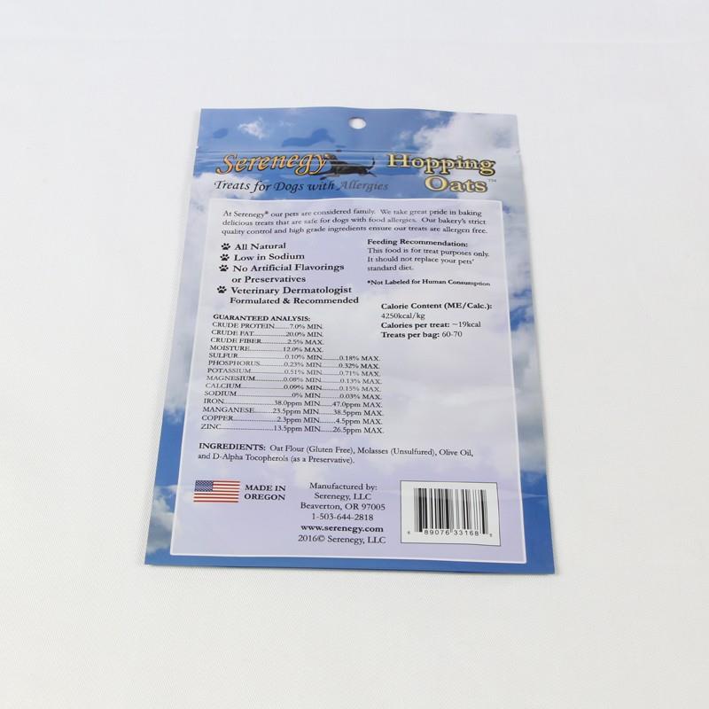 Sacchetto d'imballaggio dell'alimento per animali domestici con le borse dell'alimento per cani della chiusura lampo Pet Food Packaging Bag With Zipper Dog Food Bags