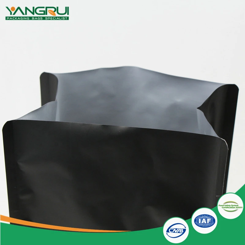 Sacchetto di caffè con foglio di alluminio con valvola 8 lato sigillato Aluminium Foil Coffee Bag With Valve 8 Side Sealed