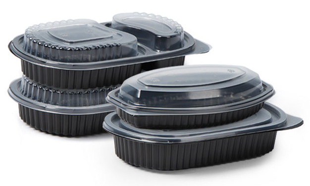 plastic throw away food containers