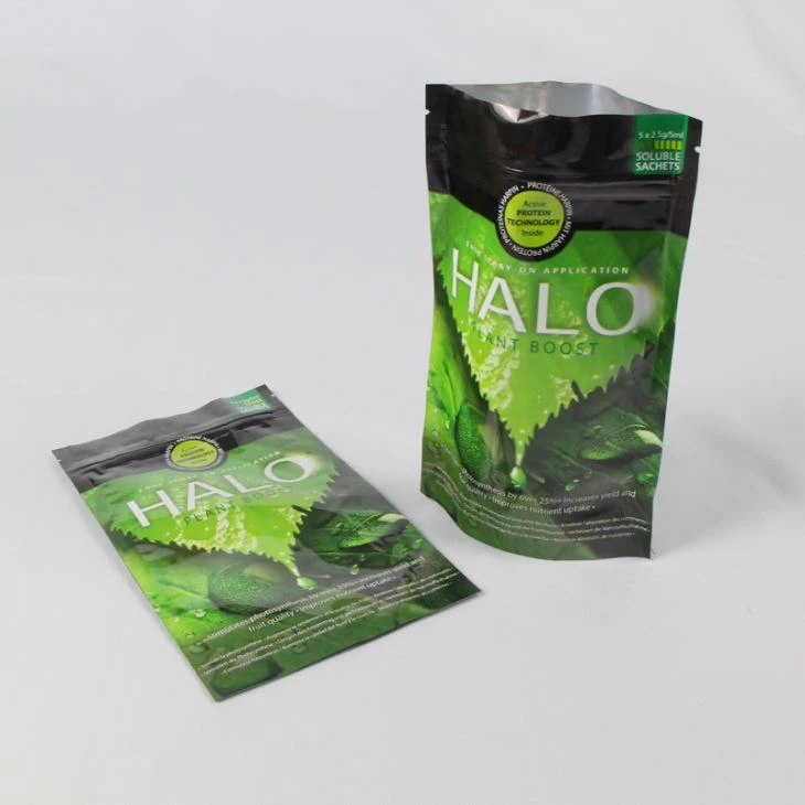 Massa plastica impermeabile in alluminio lamina Zipper Bag alzarsi sacchetti Cina