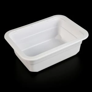 Produttore di vassoi per imballaggio per catering alimentare per la preparazione di pasti in plastica usa e getta da 1000 ml