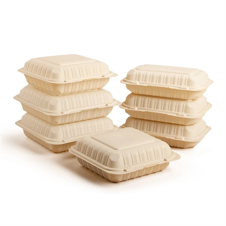 Contenitore di plastica usa e getta da 9x6 pollici Pp Contenitore per il pranzo con congelatore a microonde Contenitore per alimenti impilabile con coperchio a serratura
