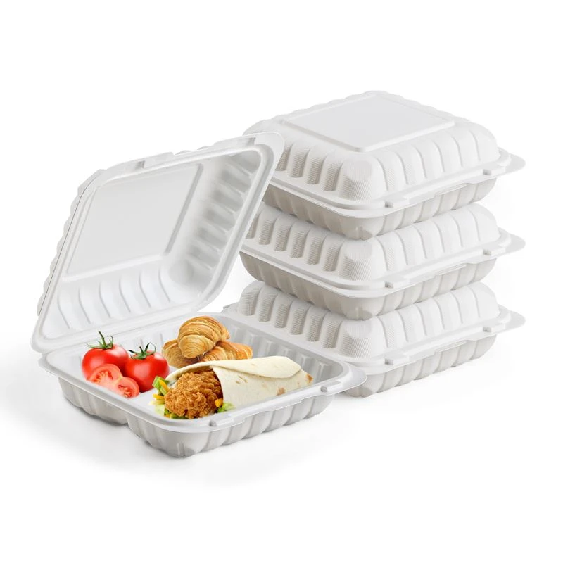 Contenitori per alimenti usa e getta a conchiglia da asporto per fast food da...