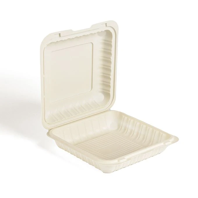 9 pollici 3 scomparti trasparente Eco PP plastica senza BPA monouso da asport...