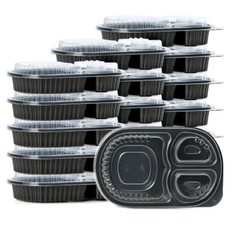 Contenitore per alimenti a 3 scomparti