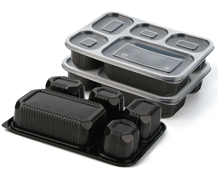 Contenitore per alimenti a 5 scomparti