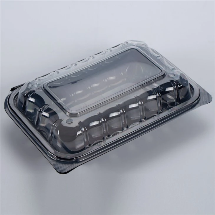Contenitori per alimenti neri in plastica