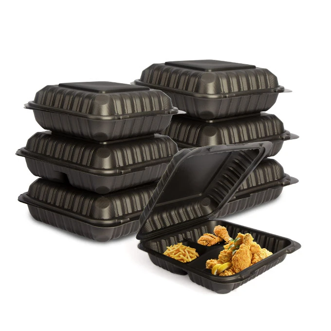 Contenitori per alimenti da asporto a conchiglia