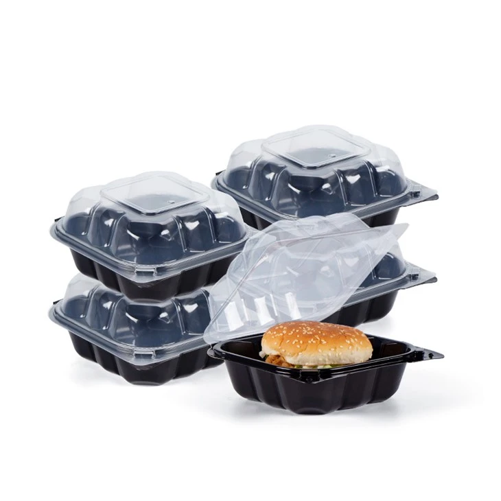 Comodi contenitori in plastica da asporto per la preparazione dei pasti