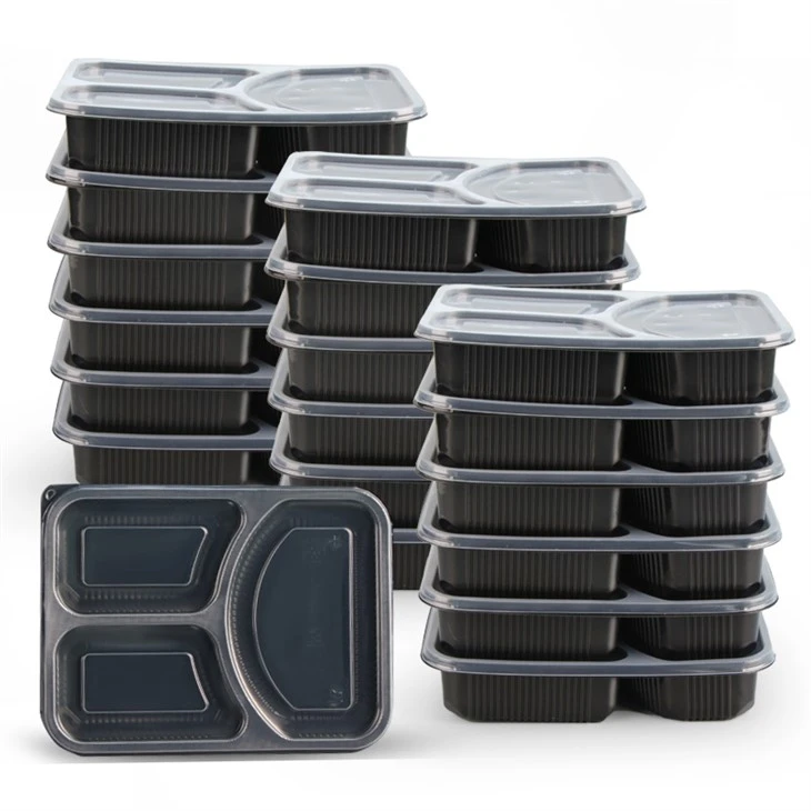 Bento Box usa e getta 3 scomparti