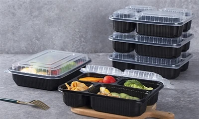 Contenitori per alimenti rettangolari per la preparazione dei pasti Scatola p...