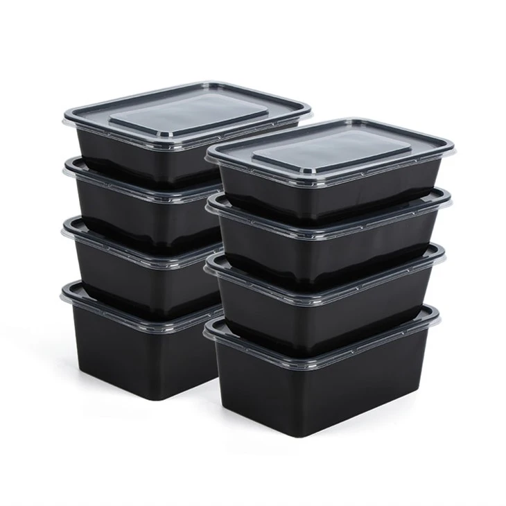 Contenitori per la preparazione dei pasti in plastica per alimenti da asporto