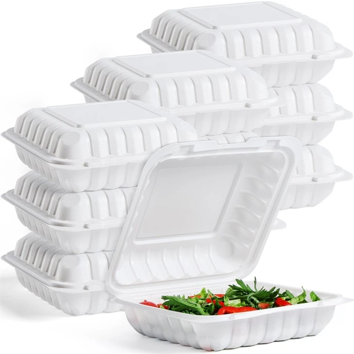 Contenitori da asporto in plastica con coperchio senza Bpa