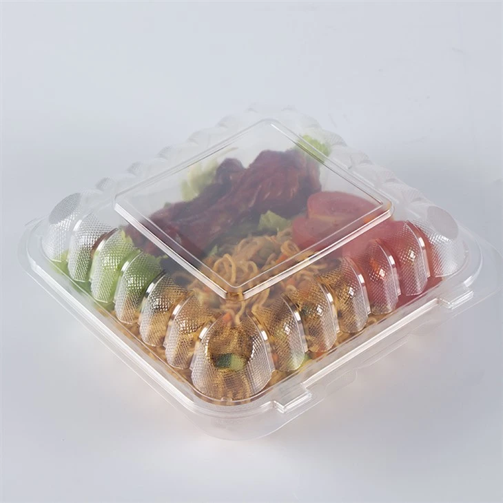 Bento Box monouso in plastica trasparente da asporto