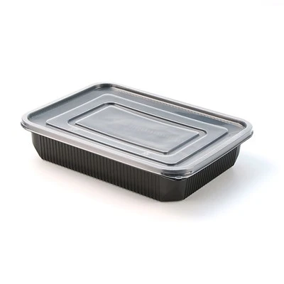 Set di contenitori per alimenti in plastica per la preparazione dei pasti