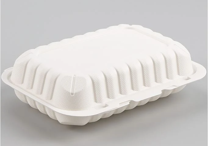 Scatola per alimenti rettangolare da 27 once con coperchio