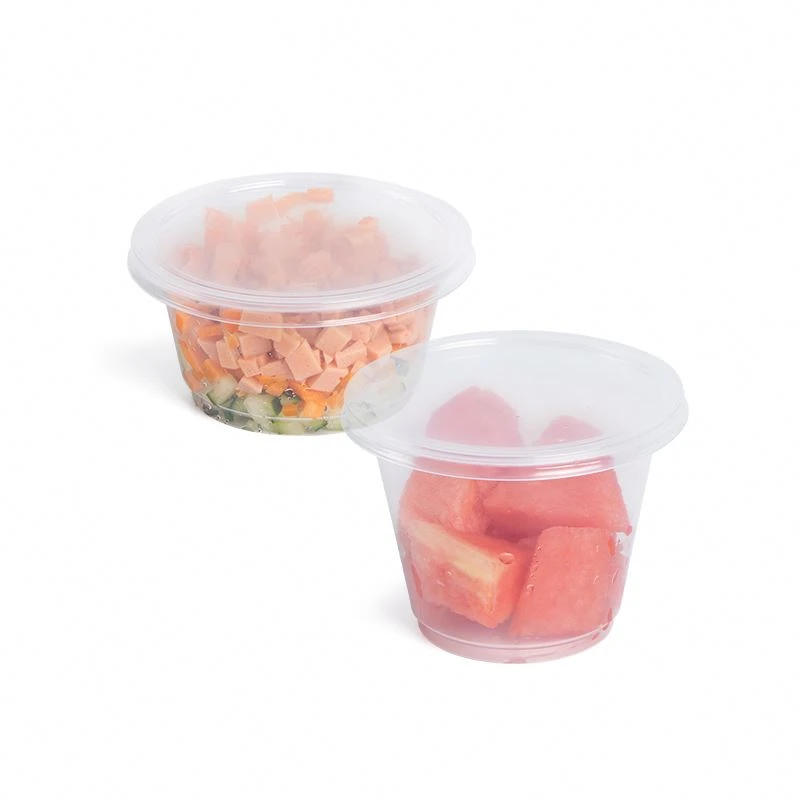 9 oz tazze porzioni con coperchi