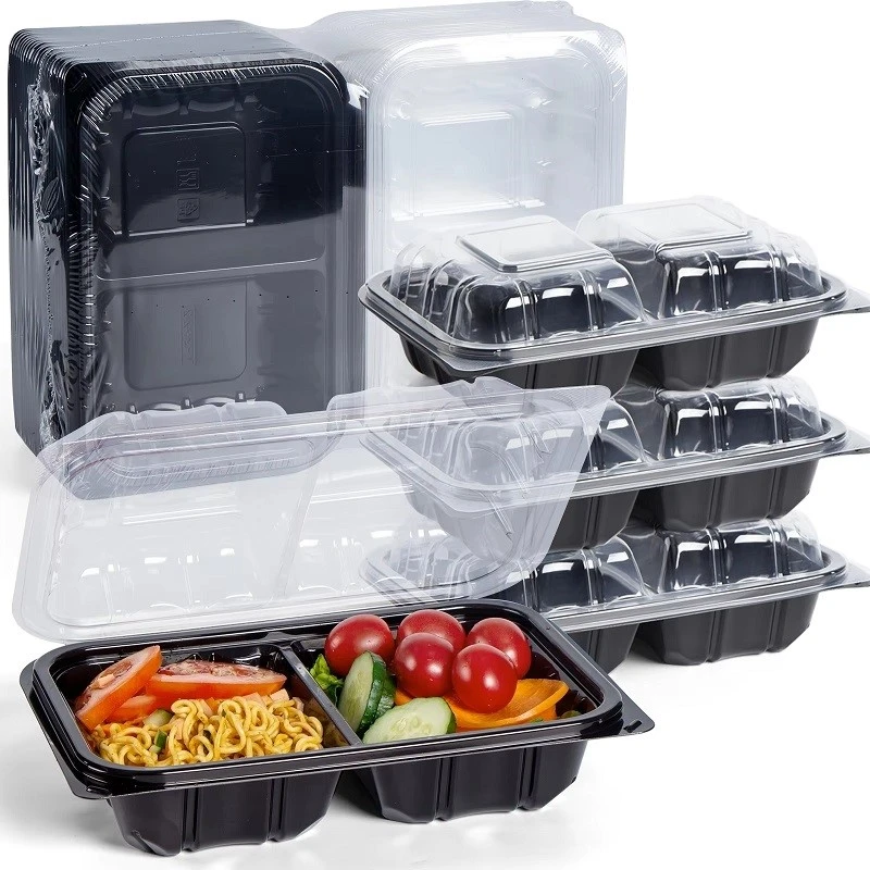 2 compartment meal prep containers