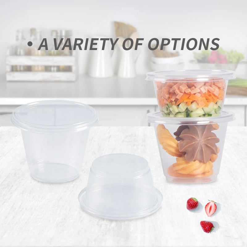 sauce cups with lids