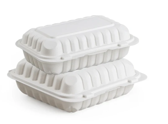 Scatola per alimenti rettangolare quadrata MFPP con coperchio